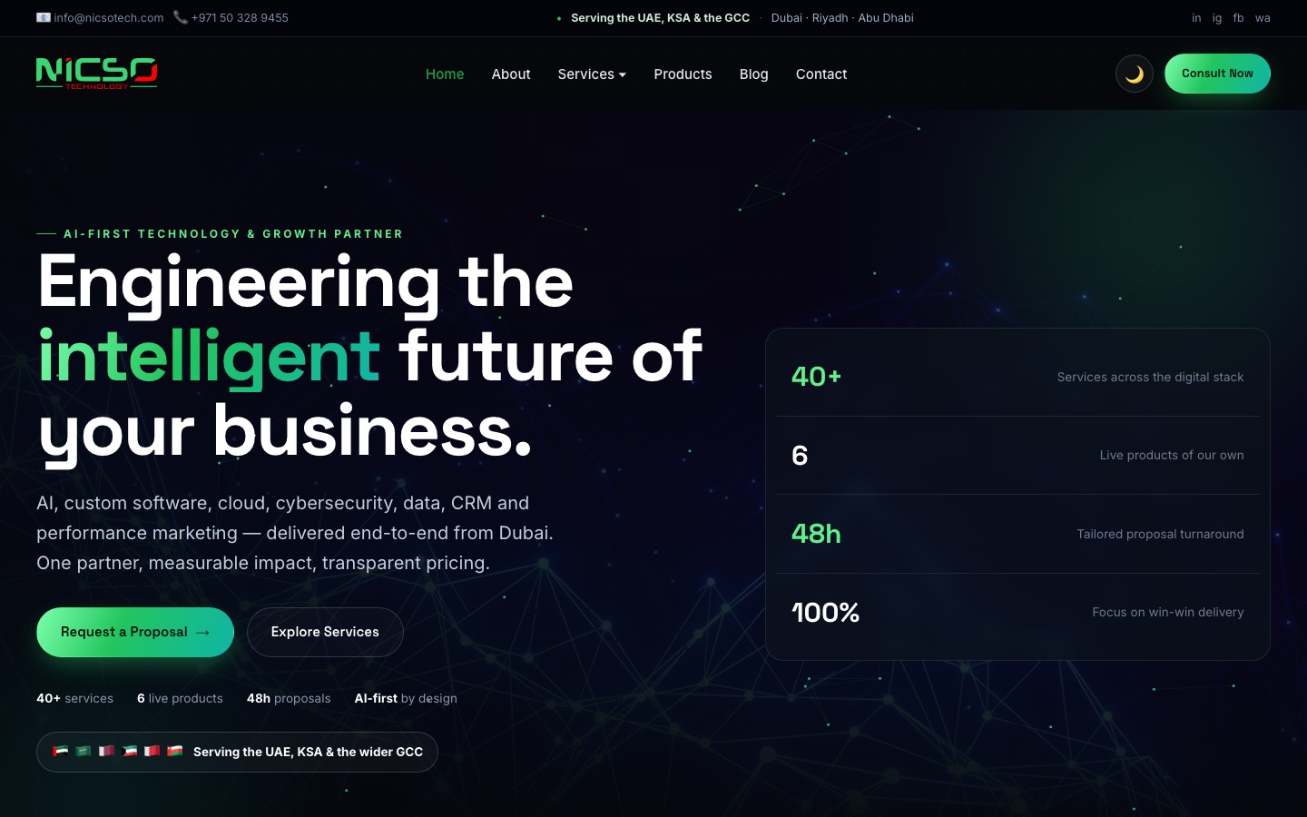Jobaway and the Nicso Technology site: a recruitment marketplace with a real backend