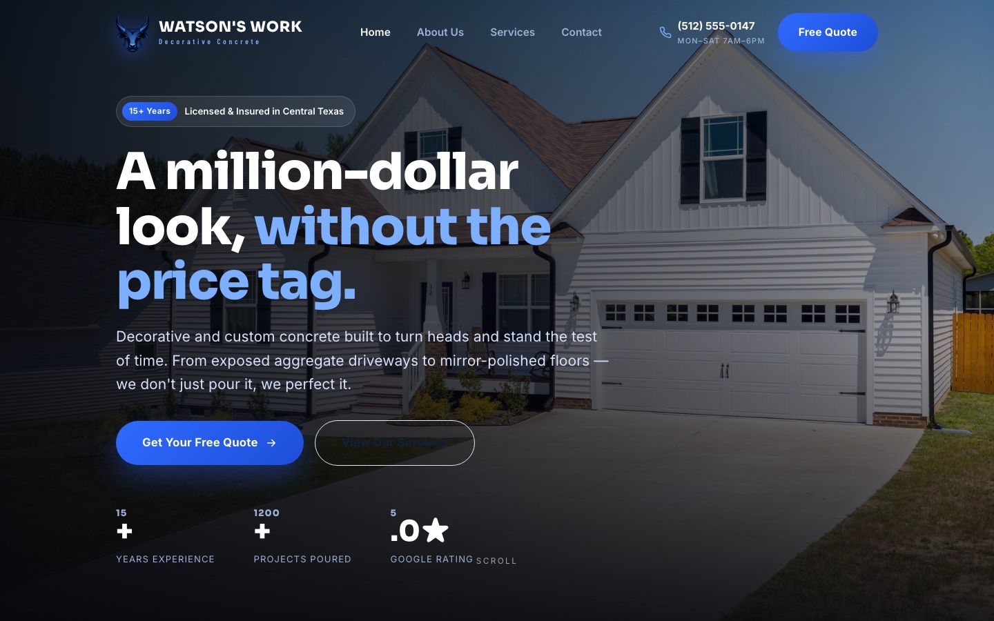 Watson's Work: a dependency-free trade website for a US client